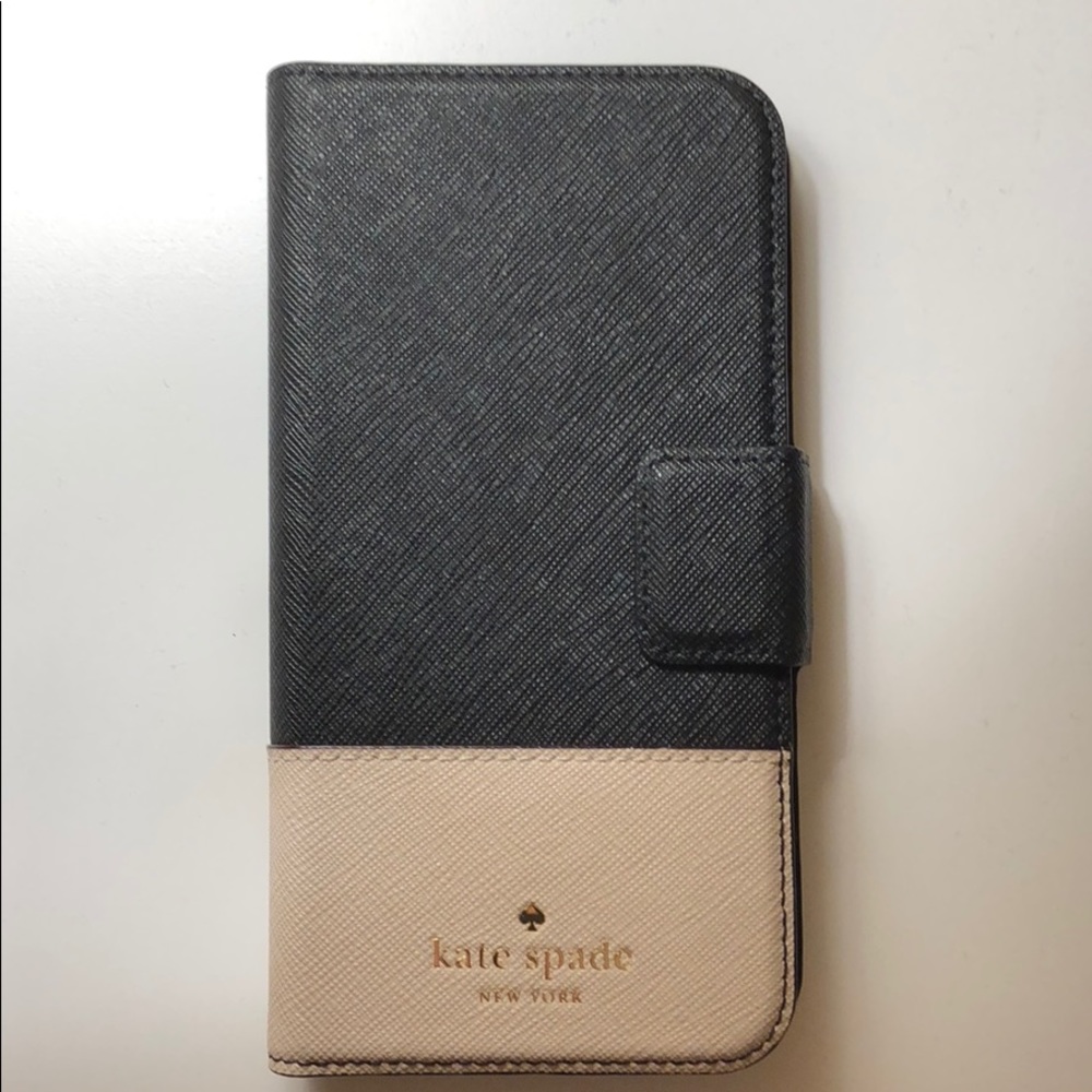 Kate Spade Leather Wrap Folio iPhone X